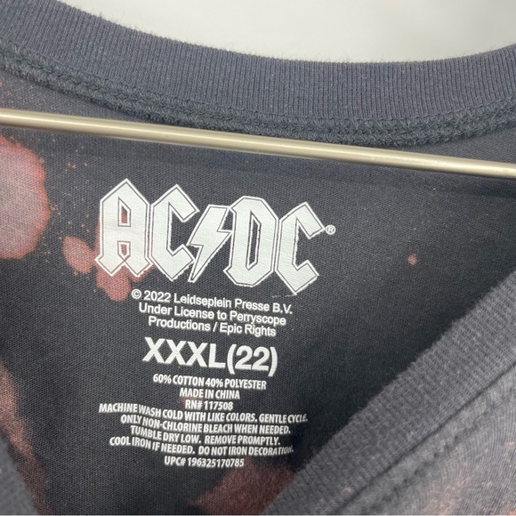 ACDC Graphic Band Tee SZ 3XL - Picture 5 of 6